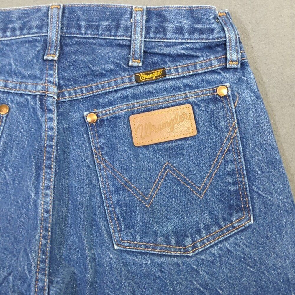 Wrangler VTG Jeans Men's 31x32 Fits 29x31 Blue 13MWZ Cowboy Cut Western USA Made